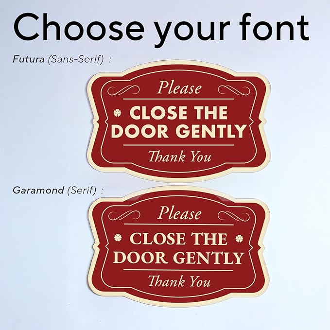 Custom Decorative Outdoor Metal Signs - Personalized Aluminum Signs - Waterproof 14x10 In Design 3 Red Brick