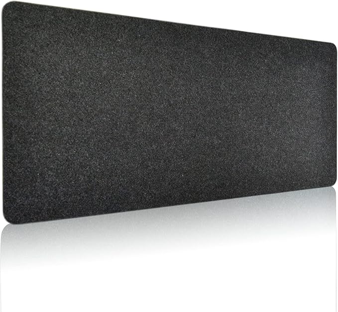 DAWNTREES Non-Slip Felt Desk Mat,35.5 x 15.7 Inches Large Desk Pad Protector,Office Computer Desk Mat for Full Keyboard and Mouse Pad