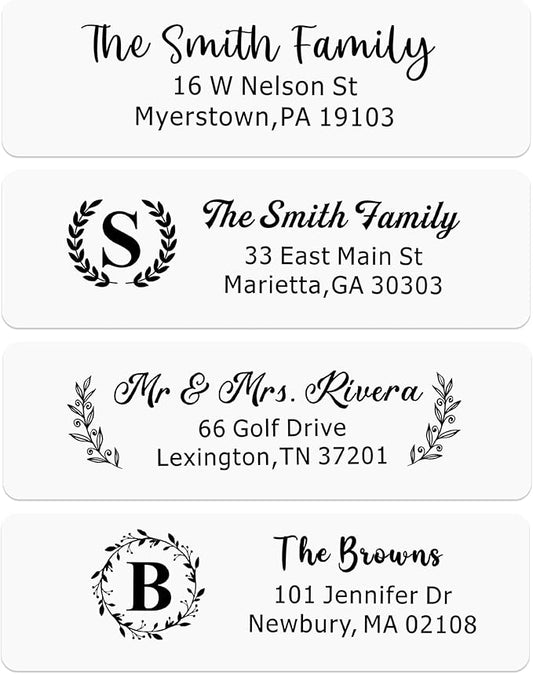 EDSG Personalized Return Address Labels, Custom Address Stickers on Sheets, Custom Address Stickers (99-990 Labels) (990)