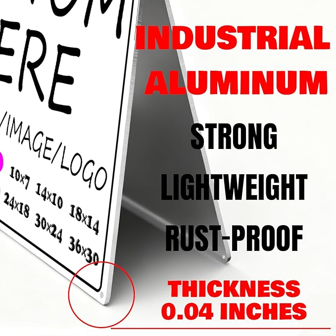 Custom Signs,Personalized Metal Signs-10×7inches-indoor/outdoor Weatherproof and rustproof for home,yard,business,school