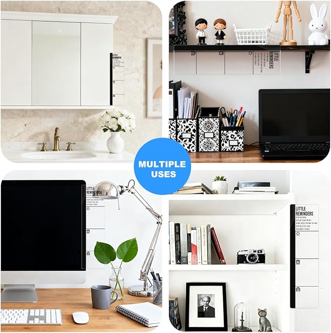 Computer Monitor Memo Board Little Reminders Logo Decor Monitor Message Board Sticky Notes Office Desk Accessories Gifts for Friends Family Members and Colleagues
