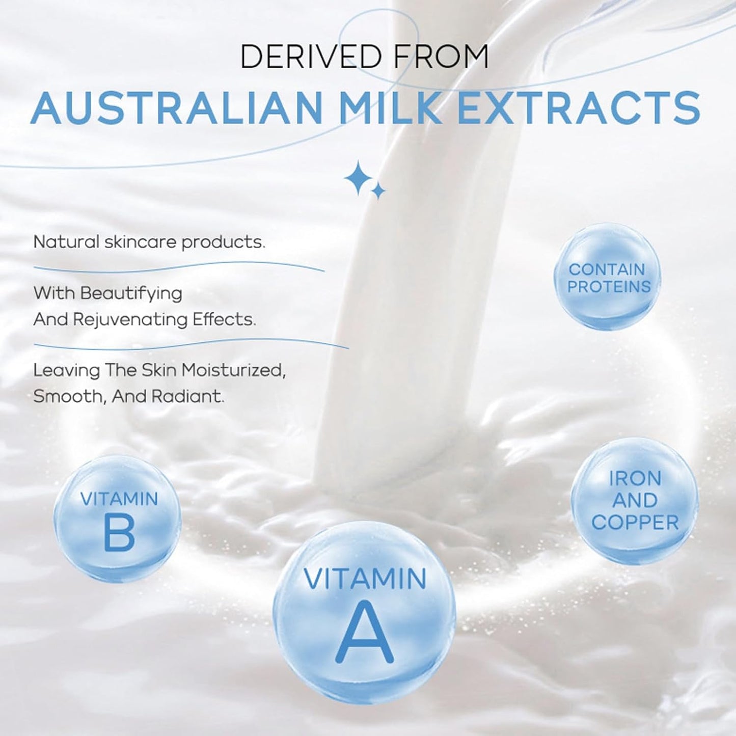 Milk skin care set - skincare set for women - facial skin care sets & kits - gift set skincare - skin care sets for teens- skin care sets for girl