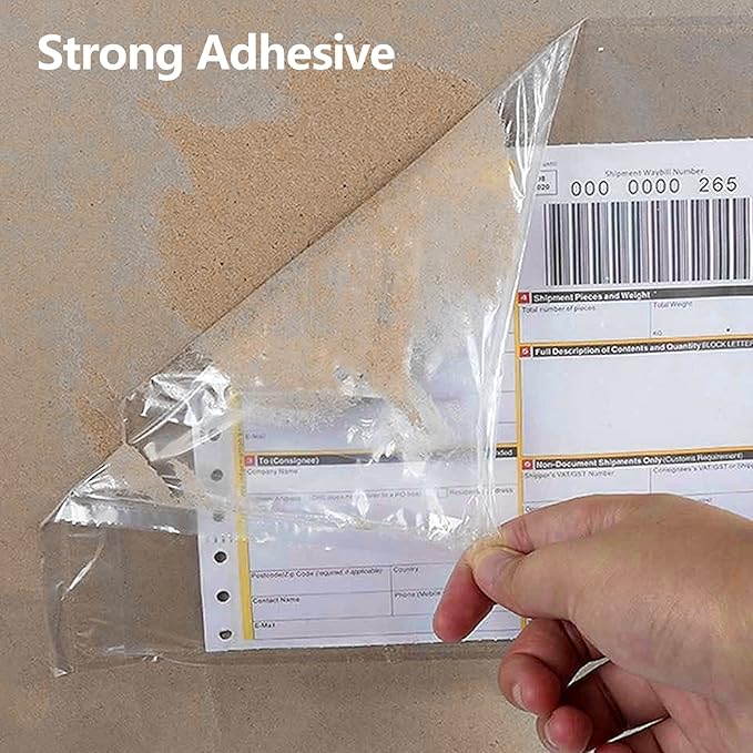 RyhamPaper Packing List Envelopes, Clear 7.5" x 5.5" Self Adhesive Shipping Labels Envelope Pouches (4000 Pack)