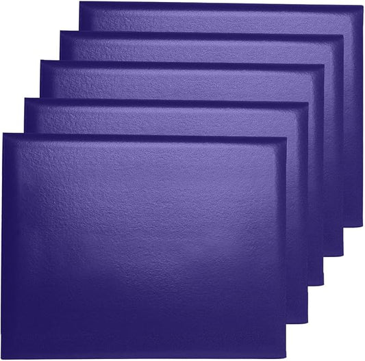 Diploma Cover 8.5” x11” Diploma Holder of Graduation Leatherette Padded Certificate（Tent Style),5-Pack