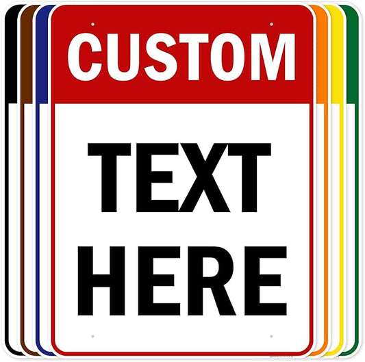 Custom Sign, Custom Sign for Business, Indoor/Outdoor use. 36x48 Inches, Rust Free DiBound, Fade Resistant, Made in USA by My Sign Center (Header)