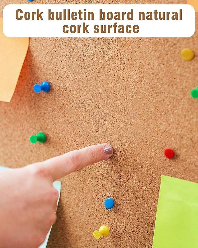 Mifuro 38"x38" Enclosed Bulletin Board, Lockable Weather-Resistant Aluminum Cork Noticeboard for School & Office, Black Frame w/Cork