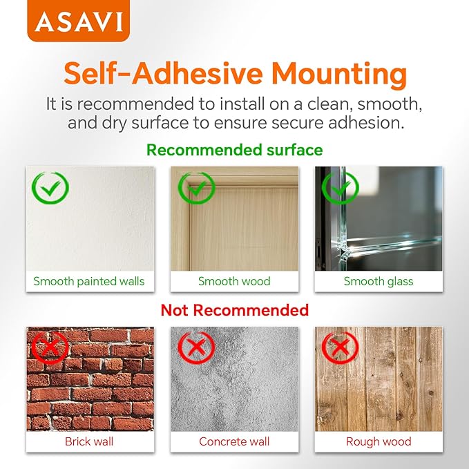 ASAVI “OFFICE” Acrylic Door Sign – Waterproof & Fade-Resistant Office Label with Strong Adhesive + Pre-Drilled Holes (8.7"x3") | Ideal for Doors and Walls in Offices, Lobbies, and Workspaces (White)