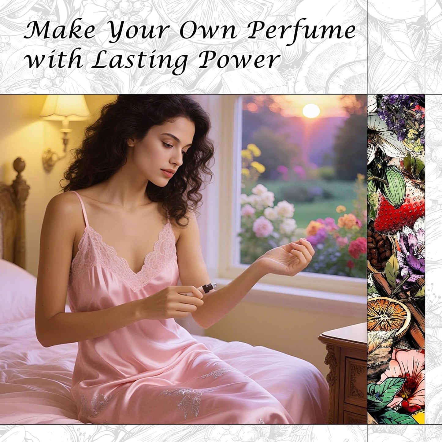 HIQILI Life Serendipity Fragrance Oil for Candle Making, Inspired by Chane. Chance, DIY Perfume, Bath Bombs, Aromatherapy, Long-Lasting Scent - 1 Fl Oz