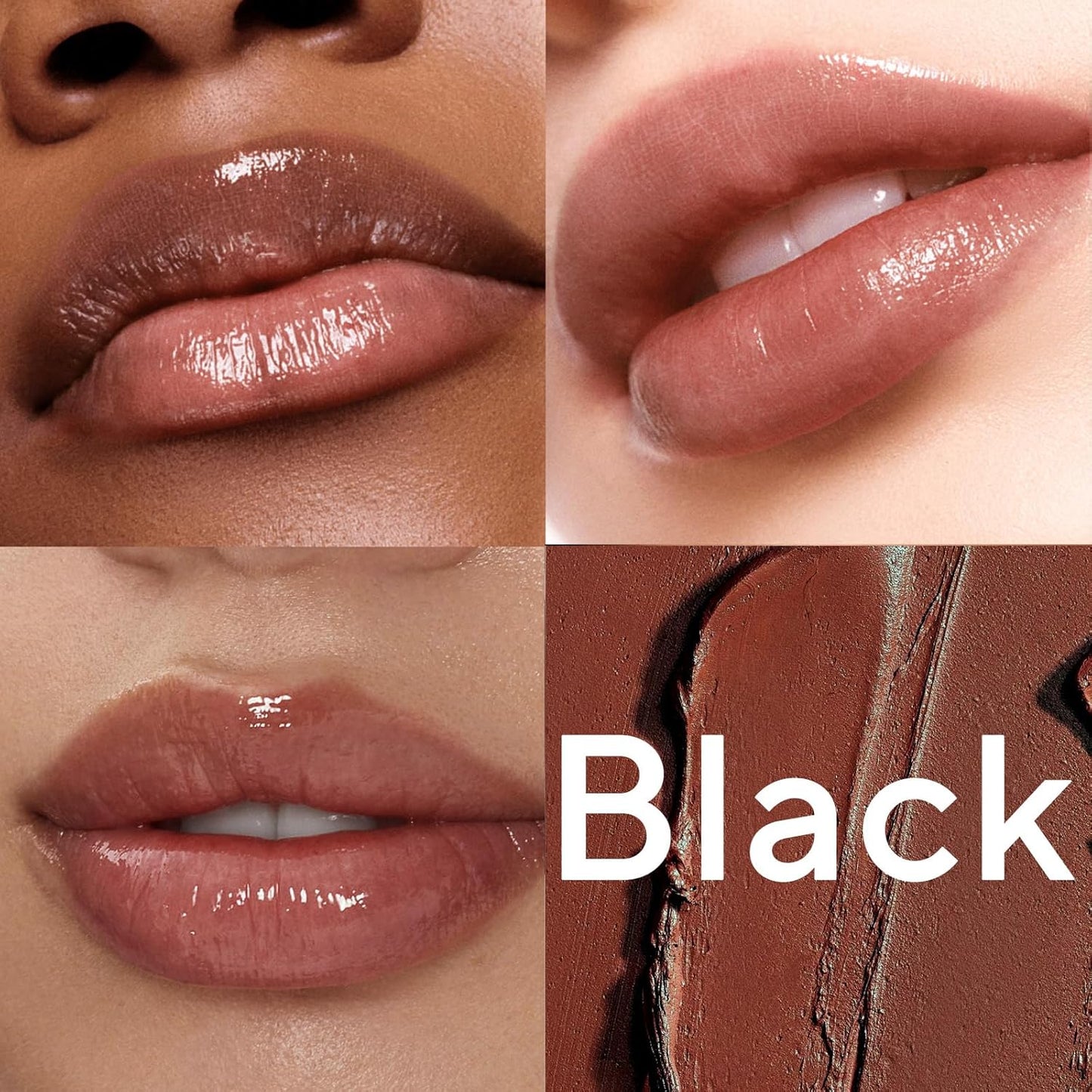 Honey Lipstick Tinted Lip Balm, Sheer Lightweight Lip Stain for All Skin Tones, Moisturizing Nourishing Lipstick for Women All Skin Tones, a Hint of Natural Cherry Tint, Black