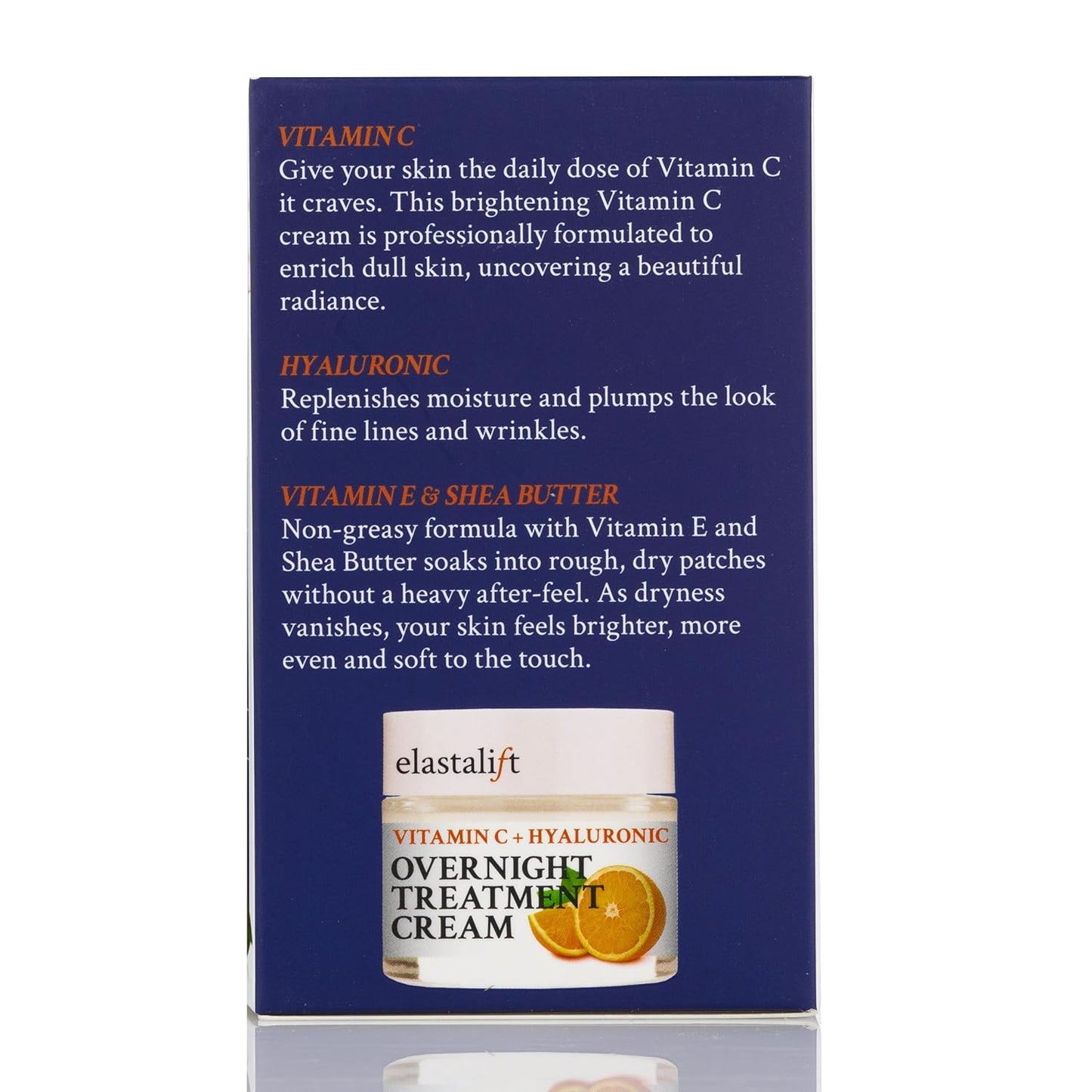 Elastalift Renewing Night Cream | Brightening Vitamin C Cream + Hyaluronic Acid Moisturizer For Face | Oil-Free Overnight Correcting Facial Treatment Night Lotion | Skin Care Face Cream, 1.75 Fl Oz