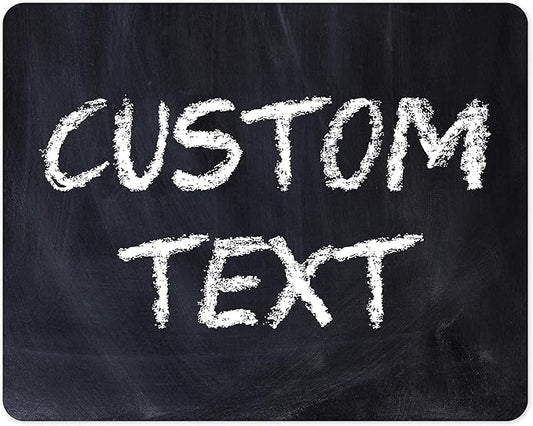 Custom Sign, Custom Street Sign, 11 Font Colors, 13 Font Styles, 4 Hole Options, 22 Sizes, 24x30 Inches, Rust Free DiBound, Fade Resistant, Made in USA by My Sign Center (Chalkboard Black)