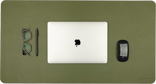 ANECDOTE Vegan Leather Desk Pad - 31.5"x17" Desk Mat for Your Office. This Quality Large Mouse Pad has Chic Elegance, Professional Look & Satisfying Touch - The Perfect Leather Mouse Pad for You!