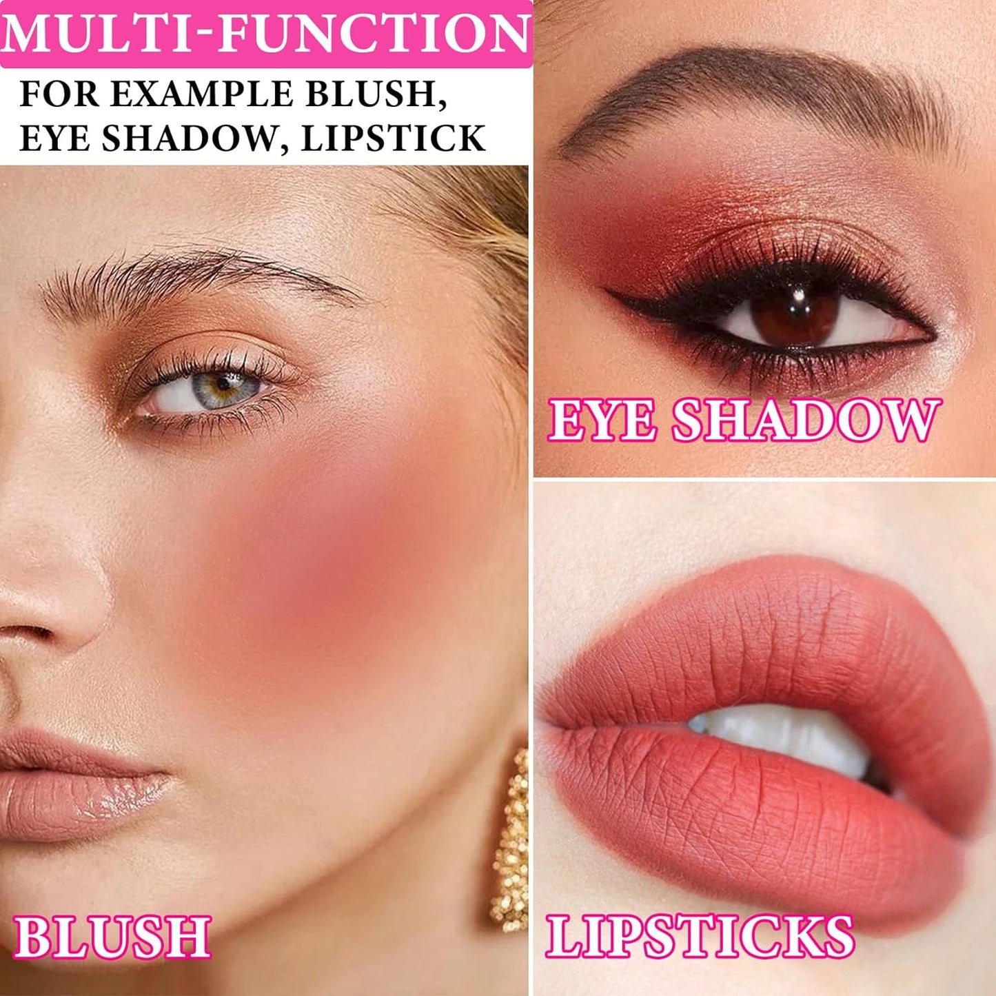 Cream Blush Stick,Blush Stick Long Lasting Non-greasy Multi Stick Blush for Women,Lightweight Concealer Waterproof Cream Blush Face Contouring Makeup Pen(05#)