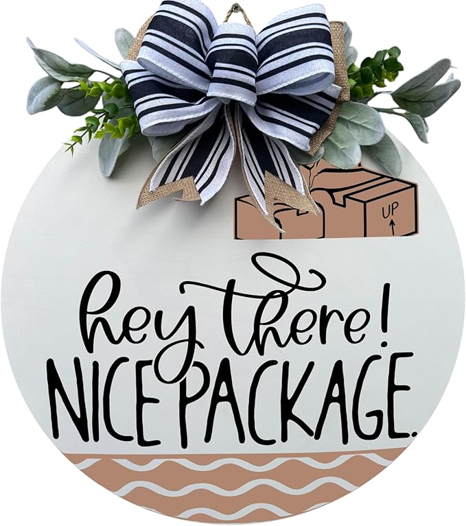 Wood front door sign Wood sign Home decor Welcome sign Sign for front door House warming gift Wedding gift (Nice Package, 11" Width)
