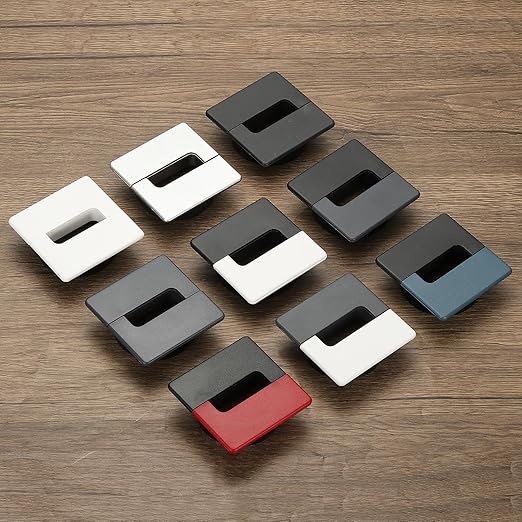 PATIKIL 2.8inch Desk Grommet, 6Pcs Cable Grommet Wire Management Cable Hole Cover Cord Organizer for Office Home Table Countertop, Silver