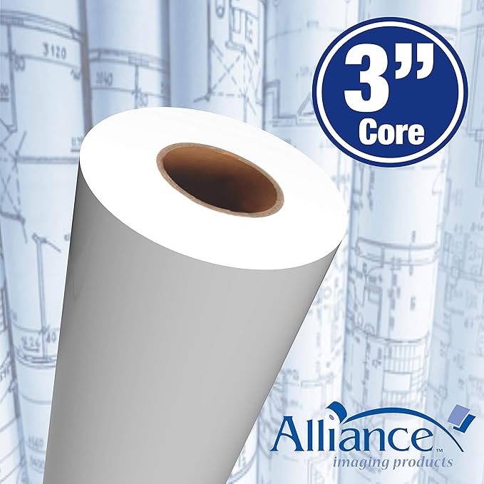 Alliance Wide Format Paper Bond Engineering Rolls (70 Rolls, 36 In x 500 Ft)