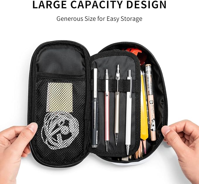 Sport Cool Ball Pattern Pencil Case Big Capacity Storage Pencil Pouch Stationery Bags With Zipper Portable Pen Holder Box Organizer For Boys Girls Teens Student College School Office Supplies