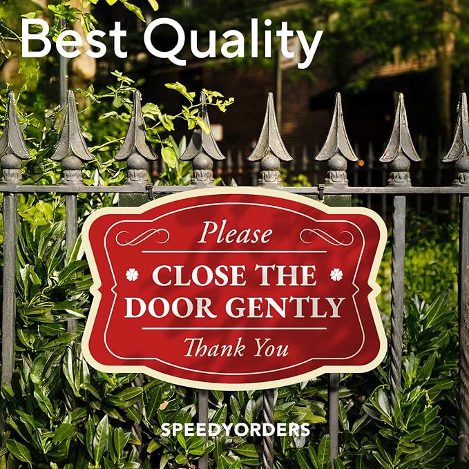 Custom Decorative Outdoor Metal Sign - Personalized Aluminum Driveway Sign, Waterproof, Made in USA - Design 3 Red Brick 30x24 In