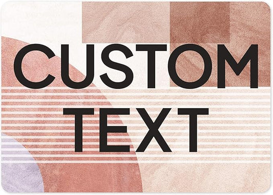 Custom Sign, Custom Street Sign, 11 Font Colors, 13 Font Styles, 4 Hole Options, 22 Sizes, 10x14 Inches, Rust Free DiBound, Fade Resistant, Made in USA by My Sign Center (Mid-Century Modern 1)
