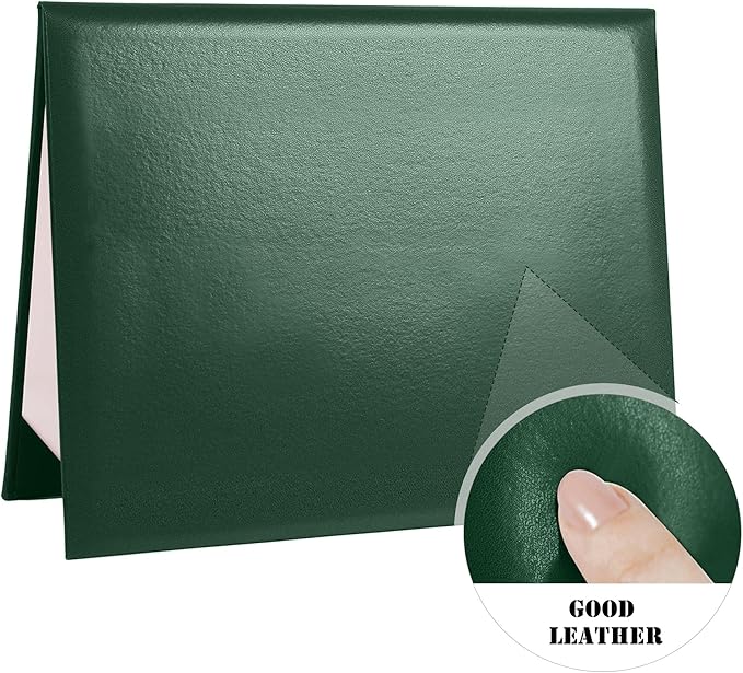 Diploma Cover 8.5” x11” Diploma Holder of Graduation Leatherette Padded Certificate（Tent Style),5-Pack