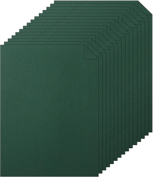Silunkia 120 Sheets Dark Green Cardstock 8.5 x 11 Craft Paper, 250gsm/92lb Christmas Green Card stock Printer Paper for DIY Cards, Wedding, Invitations, Birthday, Scrapbooking