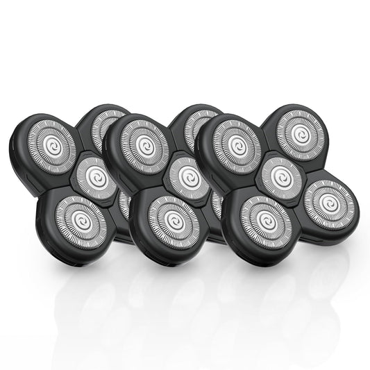 FlexSeries Official Blade 3 Pack Refills - No Irritation, Razor Bumps or Ingrown Hairs, Ultra-Sharp, Durable, ScalpSafe Design, QuickSnap Install, for 50 Shaves, Compatible with FlexSeries