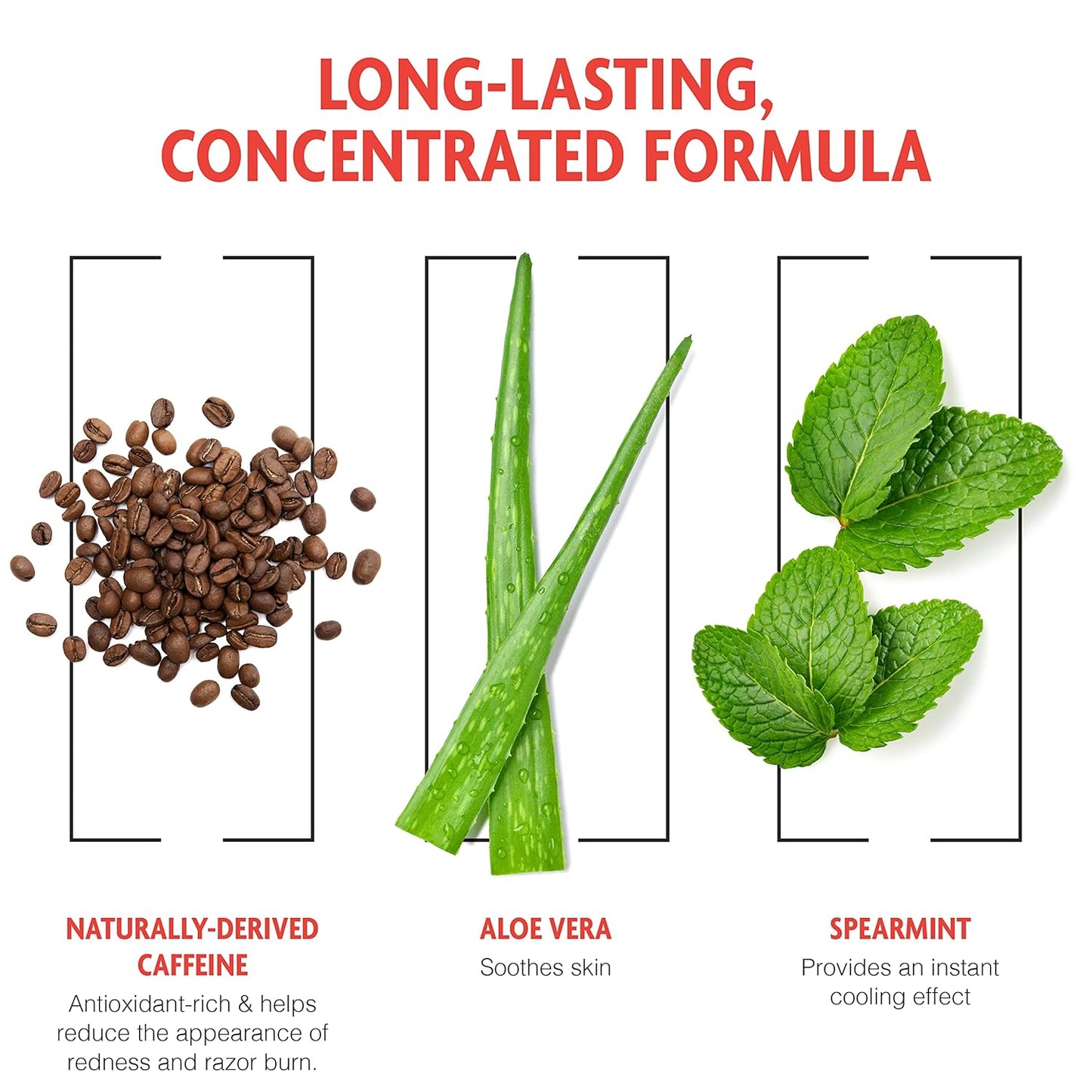 Pacific Shaving Company Caffeinated Shaving Cream - Helps Reduce Appearance of Redness With Safe Natural and Plant-Derived Ingredients Soothes Skin Paraben-Free Made in USA (3.4 Fl Oz, 3 Pack)