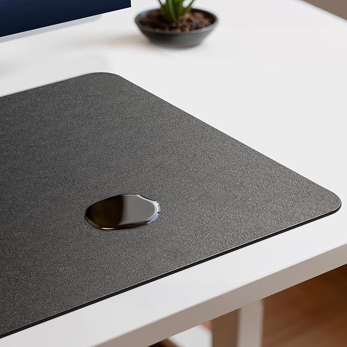 Jotsome Leather Desk Pad Mat, Non-Slip Desk Blotter Pad - Desk Protector for Office, Home, Laptop, and Desktop, Gift for The Holidays (Forest Green, 24" x 14")