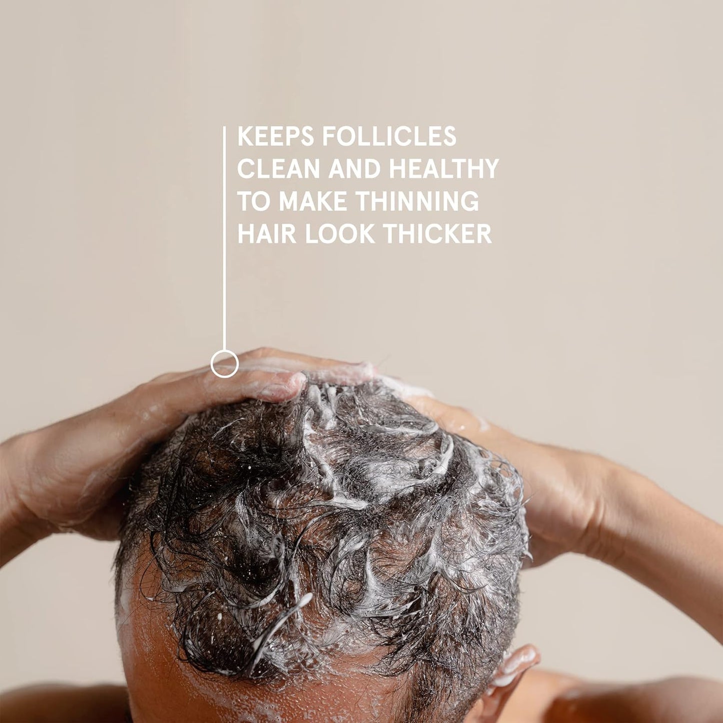 Keeps Hair Loss Shampoo For Men - Mens Shampoo for Fuller, Thicker Looking Hair - Thinning & Hair Growth Product - DHT Blocker - Infused with Biotin, Caffeine & Saw Palmetto - 8 oz