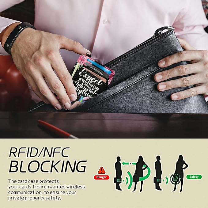 BWEGRHE Small Travel Wallets, Humingbird Flower Slim Minimalist Front Pocket Wallet with Wristlet, RFID Blocking PU Leather Credit Card Holder with ID Window Change Purse for Men Women