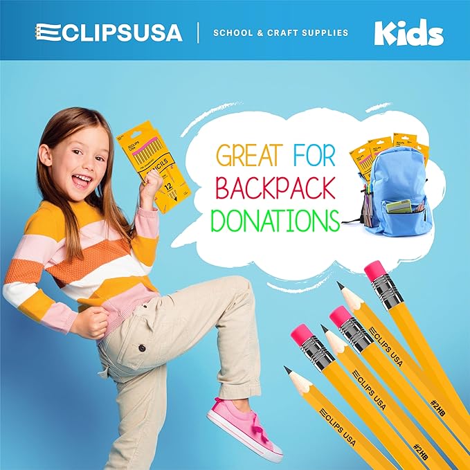 Pencils Bulk, Pencils #2 (48 Boxes), Number 2 Pencils, Pre-Sharpened Pencil Bulk, School Supplies Bulk, Office Supplies Bulk, Box May Vary, 12 Pencil Per Box (48 Boxes)