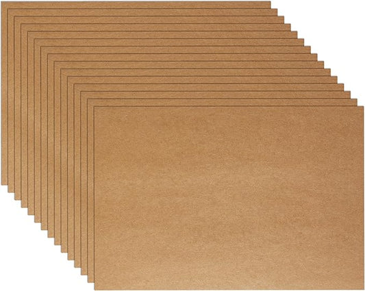 Guakicae 150 Sheets Brown Cardstock 4 x 6 Kraft Paper, 300gsm/110lb Heavyweight Flat Card Stock Printer Paper for DIY Card Making, Wedding Invitations, Greeting Cards, Stationery, Graduations