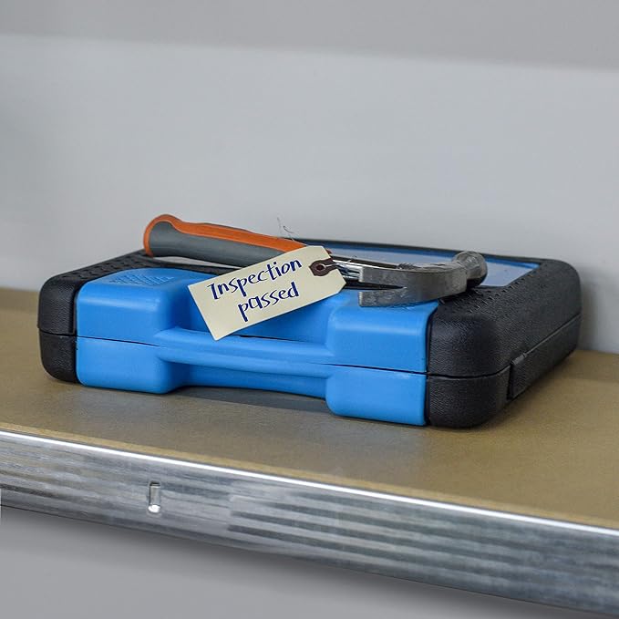 INNOVART Shipping Tags - Double Wired 6 1/4" x 3 1/8", Manila Wire Tags with Reinforced Eyelet, Case of 1000
